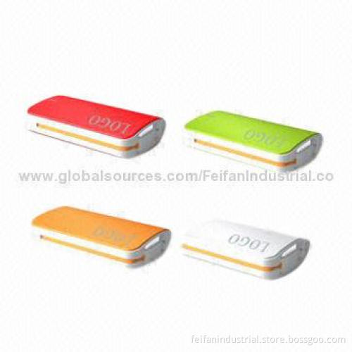 6,600mAh power bank for smartphone, built-in Micro